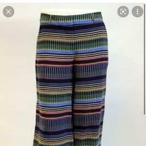 Wide leg Ann Taylor patterned pants